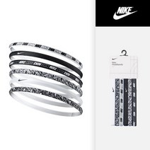나이키 프린티드 헤드밴드(4455-176) 6개입 헤어밴드