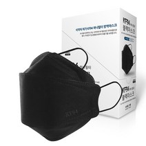하나필터방역마스크(KF94) 50매, 1개, 검정색