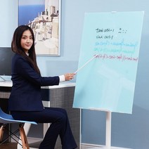 세로 강화유리 백페인트글라스 칠판 화이트보드 자석