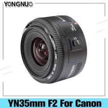 캐논 렌즈 카메라 YONGNUO 대구경 자동 초점 EOS 5DII 5DIII 650D 600D 450D 60D 7D 6D 30D DSLR 35mm f2 YN35mm
