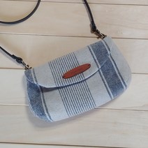 아이니들 린넨 심플백 만들기 퀼트 DIY 패키지, 레인드랍 핸들포함