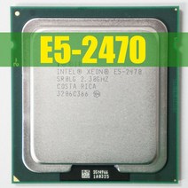 CPU 컴퓨터씨피유인텔 CPU 제온 E5 2470 SR0LG 2.3GHz 8 코어 20M LGA 1356 E5-2470 프로세서