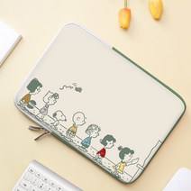 우보인스 노트북 가방 여학생 14인치 macbook air 13 15인치 노트북 가방 커버, 화이트