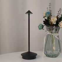 자페라노 포터블 램프 LED 무선 조명 휴대용 스탠드 무드등, 블랙