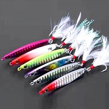 다파지 삼치 갈치 고등어 부시리 전갱이 농어 메탈지그 루어낚시 미끼, 30g, 래드축광