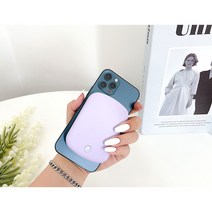 자두컴퍼니 아이폰 무선 맥세이프 삼성 고속 보조 충전 배터리 10000 mAh, 퍼플