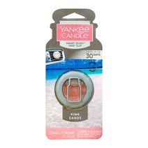 양키캔들 차량용 스마트 센트 벤트클립 자동차 방향제, 1개, 핑크샌드