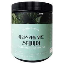 헬로우그린 에리스리톨 위드 스테비아 400g(통), 1개, 400g