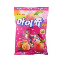 크라운 마이쮸 복숭아 92g, 1개