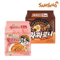 삼양 로제불닭볶음면 4입 + 짜짜로니 5입, 단품