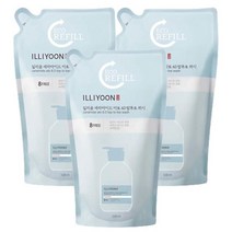 일리윤 세라마이드아토6.0 탑투토워시 리필 500ml x3개