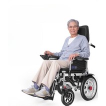 자동 전동휠체어 경량 어르신 노인 사륜 스쿠터, 12A 리튬 인산철  20-25km