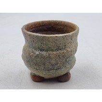 우암 국산 수제화분 삐뚤이 소 6종 다육 도자기화분, 3번 오렌지