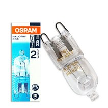 [오스람] 할로겐전구 HALOPIN G9 20W 33W 60W 66720 66733 66660 할로핀램프