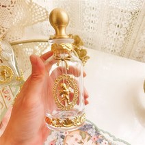 프렌치 빈티지 향수 병 천사 황동 크리스탈 유리 디퓨져용기 공병 25ML100ML 향수제작 diy, 80ml 볼 플러그