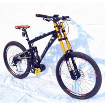 새로운 브랜드 내리막 산악 자전거 알루미늄 합금 프레임 오일 디스크 브레이크 소프트 테일 bicicleta 야외 스포츠 mtb 자전거, 검은색, 30 속도