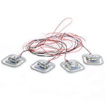 4pcs 50kg 인체 스케일 무게 센서 저항 균주 반 교량