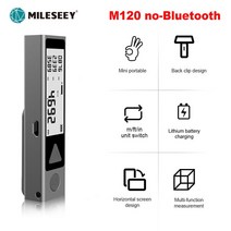 골프거리측정기 레이저 필드용품 GPS Mileseey-레이저 거리 측정기 디지털 레이저 줄자 X5, 03 M120-non Bluetooth_01 30m