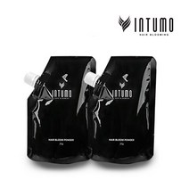 인투모 흑채 헤어블룸 파우더 리필용 25g, 브라운, 2개