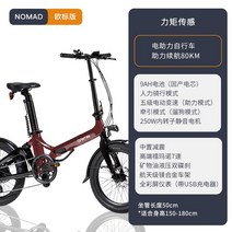 전기자전거 장거리용 대용량 배달용 출퇴근용 접이식 전동자전거 접이식 전기 자전거 리튬, 9 유럽 표준 버전  토크 감지 / 9AH 배터리 /, 36V