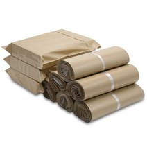 택배 비닐 종이 상자 박스 팩 20x3 5cm25x35cm 우편물 봉투 밀크티 컬러 플라스틱 가방 의류 수납 선물 포장 10 개, [01] 20x35cm