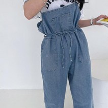 다잇템 여자 점프수트 봄여름 진팬츠 청바지 (8428342)