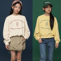 모데쯔 주니어옷 초등여아 가을 모멘트 크롭티 등교 고학년 스쿨룩