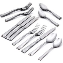 오네이다 버틀러 20피스 일상 식기류 4인 서비스 180 스테인리스 스틸 은식기 세트, 20-Piece Flatware Set