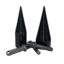 드릴형 장작패기 2종 나무파쇄 장작비트 32mm 42mm 3종핸들포함, 32mm+핸들비트3종