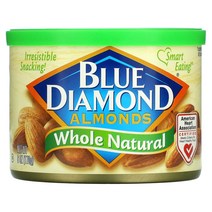 Blue Diamond Almonds Whole Natural 6 oz (170 g), 12 개