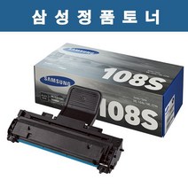 정품 삼성토너 ML2241K용 검정 MLT-D108S, 1