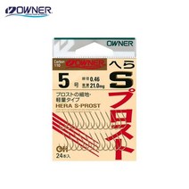 오너 S프로스트 차 0.5호-6호 경량동절기 민물붕어중층내림낚시바늘
