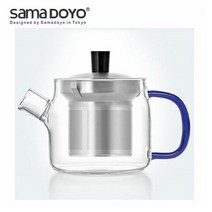 사마글라스 티포트 470ml s048c 블루핸드 유리 주전자, 단품