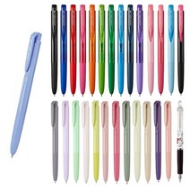 유니볼 시그노 노크식 RT1볼펜 UMN-155 0.28 0.38, 히야신스블루(HYACINTH BLUE), 2.시그노노크식볼펜0.38mm