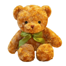 네이처타임즈 곰돌이 테디 봉제인형, 리본 브라운, 30cm