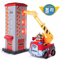 로보카폴리 로이의 소방구조 플레이세트 (미니변신 로이 포함)