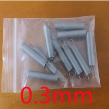압축스프링 판 토션 인장 금형 코일 스프링 10 개/묶음 0.2mm 스테인레스 스틸 인장 스프링 O 후크 연장, 03 30mm_05 0.6mm_02 4mm