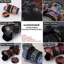 배터리 카메라용 밧데리 12 F2.8 렌즈 프리미엄 데칼 스킨 Laowa 12mm D-Dreamer 캐논 RF 마운트 보호대 커, Customized