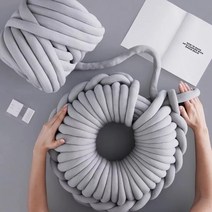 자이언트얀 500g 1kg 19색 빅얀 점보얀 패브릭얀암니팅 핸드니팅, 라이트그레이-1kg