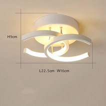 고감도 현관센서등 LED센서등 직부등 베란다 계단 현대 통로 천장 조명 홈 조명 표면 침실 거실 복도 조명 발코니 조명에 장착, 흰색 2C, 변화하는 빛