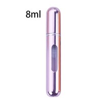 5ml/8ml Refillable Perfume Spray Bottle Perfume Atomizer Empty Cosmetic Containers Travel Mini Alumi, 8ml bright pink