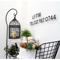 붙이는 셀프 DIY 간판 알파벳 이니셜 스틸 기호 벽인테리어, L