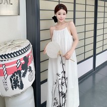 긴치마 뒷리본 김나영 리조트룩 로브 백예린 한소희 주현영 이소이 롱원피스 동남아 해외여행여름옷 휴양지룩 원피스