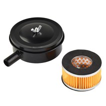 소형콤프레샤 콤프레셔 에어컴프레셔 20mm 스레드 금속 공기 압축기 흡입 공기 필터 머플러 소음기 블랙 전기 헤어 브러쉬 압축기 de ar 공압 부품, 없음, 한개옵션0