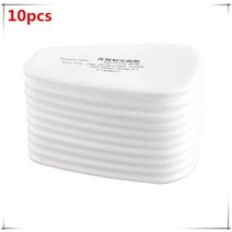 7 in 1 6800 가스 마스크 페인트 가스 마스크 넓은 시야 전체 얼굴 마스크 호흡기 스프레이 페인트, 06 10PCS filters