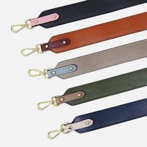 니뜨 컬러 가죽 와이드 스트랩 /뜨개실무료도안증정 컬러가죽와이드스트랩 컬러스트랩 뜨개가방스트랩 뜨개가방끈 뜨개보조도구 뜨개도구, 카멜