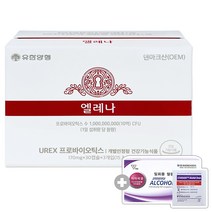 유한양행 여성 건강 유산균 엘레나 프로바이오틱스 90일분 + 알콜솜100매, 단품, 단품