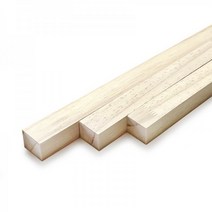 아이베란다 미송 18x18mm 원목각재 각목 목재 나무쫄대 몰딩, 600mm(2장)