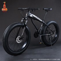 MTB 자전거 팻바이크 21 24 26 27 30 인치 100mm, 21단  옵시디언 블랙  26인치