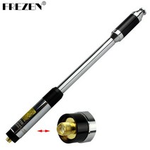 새로운 rh770 듀얼 밴드 144430mhz 고 이득 sma-female 텔레스코픽 핸드 헬드 라디오 안테나 수확 kenwood baofeng 워키 토키, bnc